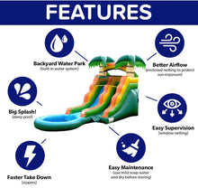 Load image into Gallery viewer, 13 foot inflatable water slide RENTAL
